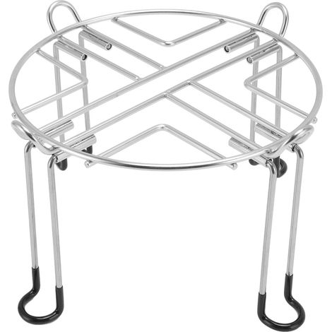 Support de Filtre à Eau Robuste en Acier Inoxydable avec Pieds Amovibles, 6 Pouces de Hauteur, 9 Pouces de Diamètre pour les Systèmes de Filtration (1/5)
