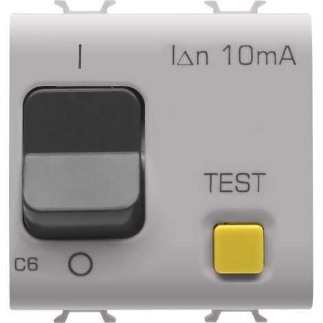 DISJ.DIFF 1P+N C6 10mA 230V CA 3KA BEIGE GEWISS GW13482