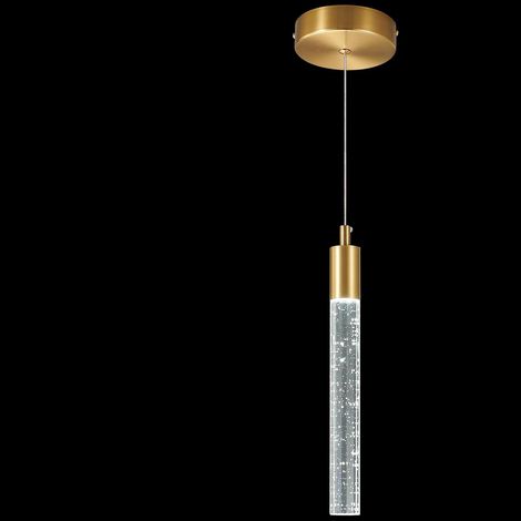 Lampe à suspension moderne d'île de cuisine Table de chevet Or Mini pendentif Pour chambre à coucher Petites lampes suspendues(1-Paquet) (1/5)