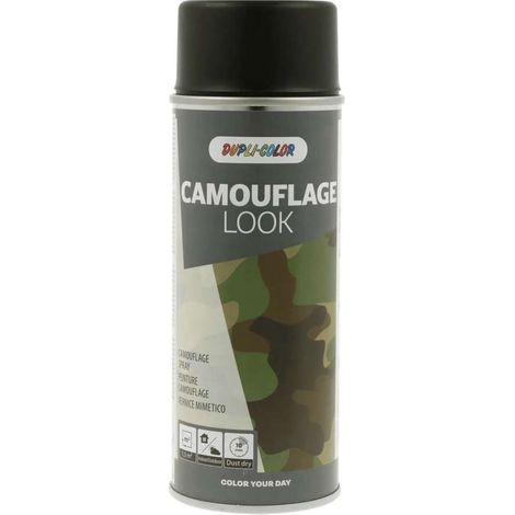 Dupli-Color Vernice Spray Camouflage Nero Opaco 400ml Finitura Opaca
