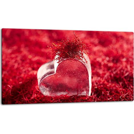 Tagliere della lastra di vetro 52x30 cuore (1/5)