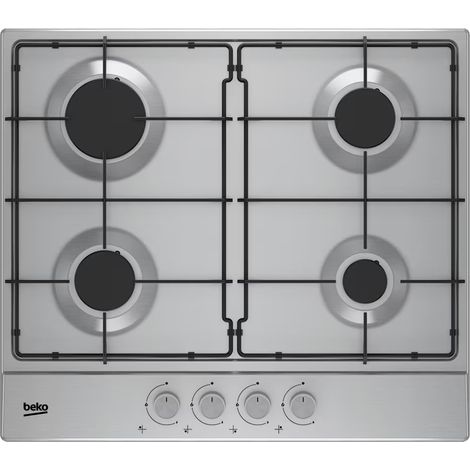Piano cottura a gas Beko 4 bruciatori HIAG 64224 SX (1/4)