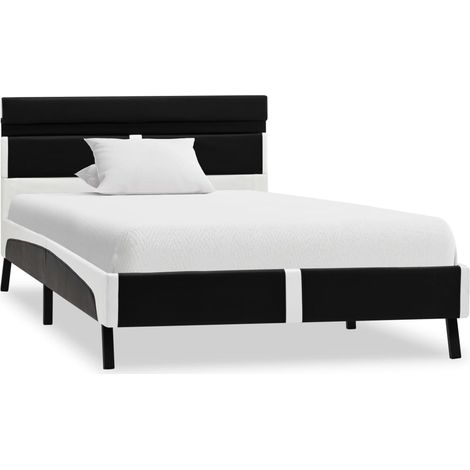 Maison Exclusive - Giroletto con LED senza Materasso Nero in Similpelle 90x200 cm