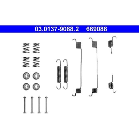 Kit d'accessoires, mâchoire de frein ATE 03.0137-9088.2 DACIA 4308 62 77362611