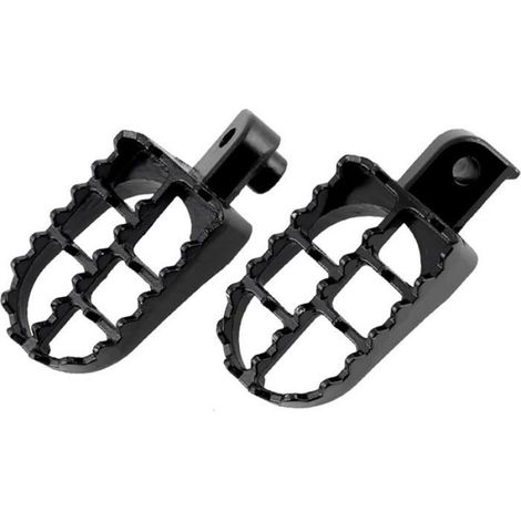 Repose-pieds en aluminium de 8 mm pour moto tout-terrain Taotao, motocross, MX, PW50, PW80, TTR90 50 / 70 / 90 / 110 / 125 cm³ (1/5)