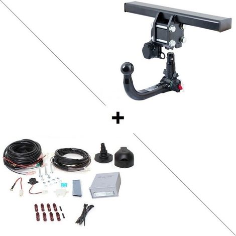 Attelage Jeep Compass y compris AdBlue (07/17-) RDSOV + faisceau universel 7 broches + boitier électronique (1/2)