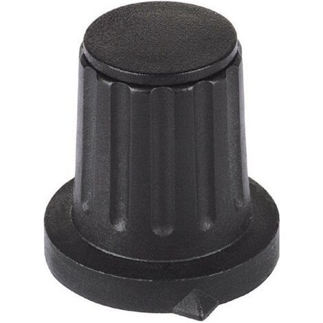 Tête de bouton rotatif Mentor 4311.6131 avec pointeur noir (Ø x H) 20 mm x 17 mm 1 pc(s) Q62199 (1/4)