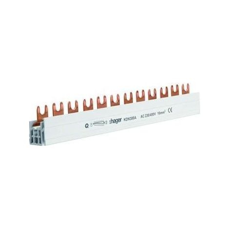 3P 80A 16mm2 Gabelsammelschiene (12 Module) KDN380A (1/5)