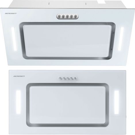 Campana extractora bajo mueble de cocina de 52 cm, blanca, BE-52A (1/5)