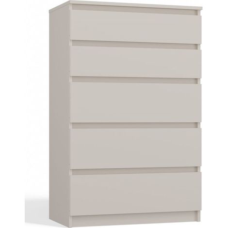 Selsey Malwa - Kommode mit fünf Schubladen, greige, 70 cm