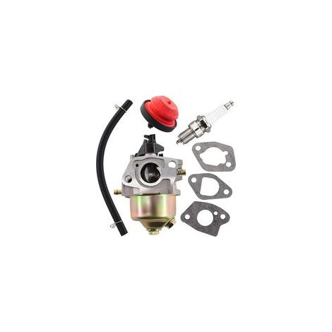 Kit de Carburateur avec Bougie d'allumage Pompe D'amorcage Joint Tuyau pour MTD OHV 751-10309 751-10309A 951-10309A 951-10309 Tondeuse à Gazon Moteur