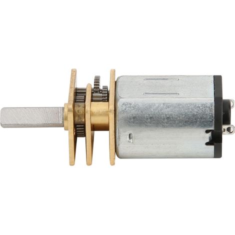 Motoréducteur 6 mm construction tout métal silencieux couple élevé 300RPm 400RPm 500RPM DC6V(300RPM ) (1/5)