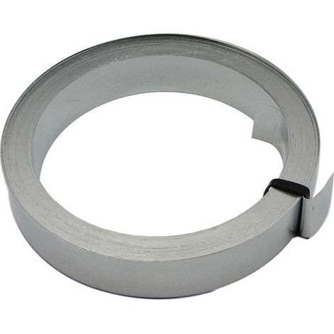 Feuillard galvanisé 40mm – Rouleau de 25m – Épaisseur 6/10e – Pour accessoires et entretien fumisterie – Erard (1/5)