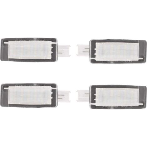 éclairages de plaque d'immatriculation LED pour Dacia Duster 10-15()