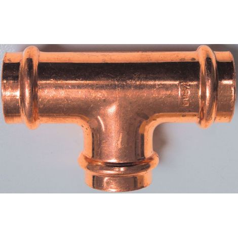 Cornat Press-T-Stück Kupfer, ø 28 mm Pressfittings