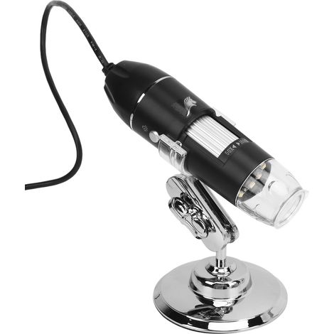 Microscope numérique sans fil 1600X portable USB HD avec support pour téléphone Android (1/5)
