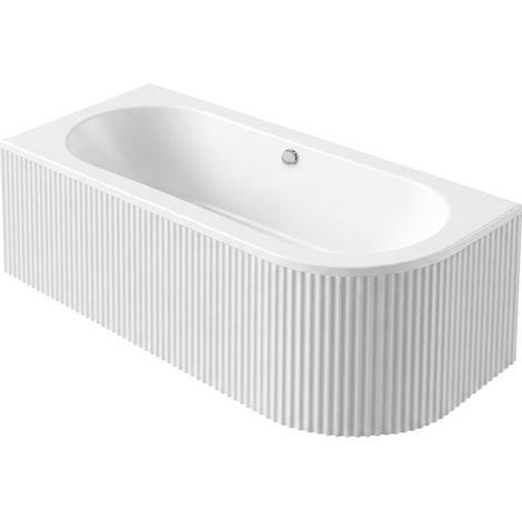 Baignoire D’Angle Rea Orion Stripe White 170 Left (1/5)