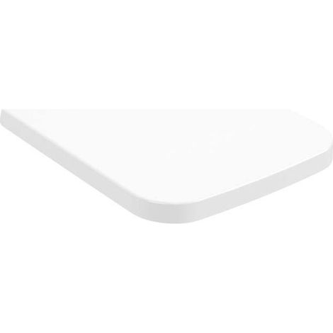 Abattant de toilette Villeroy & Boch Venticello 8M22S1RW Pierre Blanc Céramique Plus, démontage rapide, fermeture amortie, charnières en acier inoxydable (1/5)
