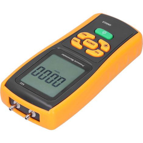 GM522 Tragbares Luftdruckmessgerät, Manometer, digitales Differenzdruckmessgerät, Prüfgerät (1/5)