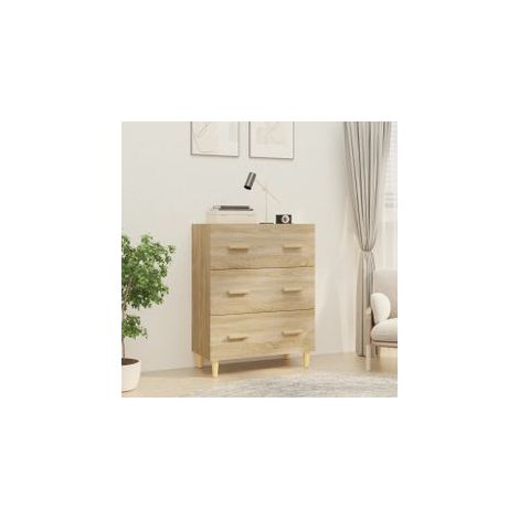 Buffet Chêne sonoma 70x34x90 Bois d'ingénierie (1/5)