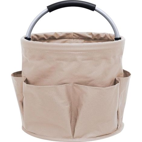 Sac à outils de jardin pliable 17L, organisateur d'outils pliable pour le camping et le jardin, panier de récolte, organisateur d'outils de jardin (1/5)