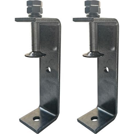 Lot de 2 pinces C 85-115 mm réglables - Ouvertures de mâchoire en acier inoxydable - Largeur d'ouverture : 120 mm - Serre-joints en C - Petits serre-joints en métal - Pince de table M8 M10 (1/3)