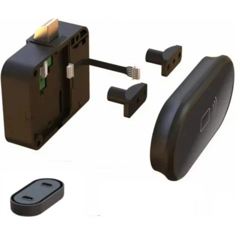 Verrous d'armoire électroniques RFID avec câble USB - Alarmes de secours pour armoires/armoires à chaussures