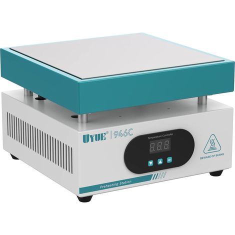 Table de chauffage, puissance de 600W, plage de température de 50-350°C (1/2)