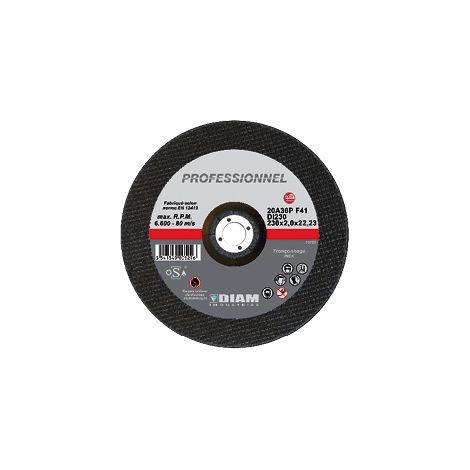 DISQUE ABRASIF INOX D.125 X 1.6 X 22.23