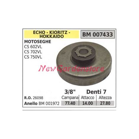 Pignone ECHO motore motosega CS 602VL 702VL 750VL 3/8' denti 7 007433