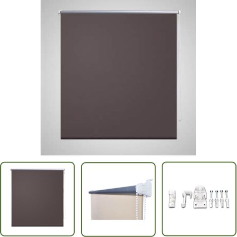 Verdunkelungsrollo Verdunklungsrollo100 x 230 cm coffee - Fensterrollo - Verdunkelungsrollo - Raffstore - Rollo Braun - Blickdichtes Rollo (1/4)