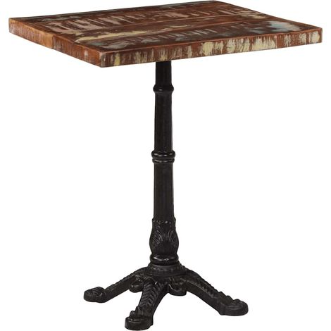 Bistrotisch 60x60x76 cm Altholz Massiv
