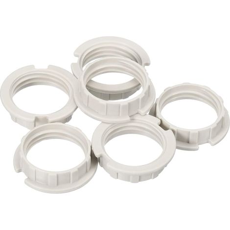 SOURCING MAP G9 Anneau Adaptateur Abat Jour Réducteur Lumière Douille Lampe M20 Support pour Luminaires Blanc 15Pcs (1/5)