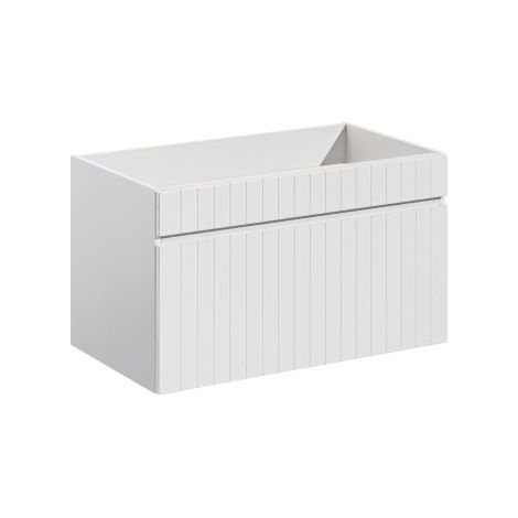 Meuble sous vasque 80 cm - H 46 x l 80 x P 45.6 cm - Emblematic White - Livraison gratuite