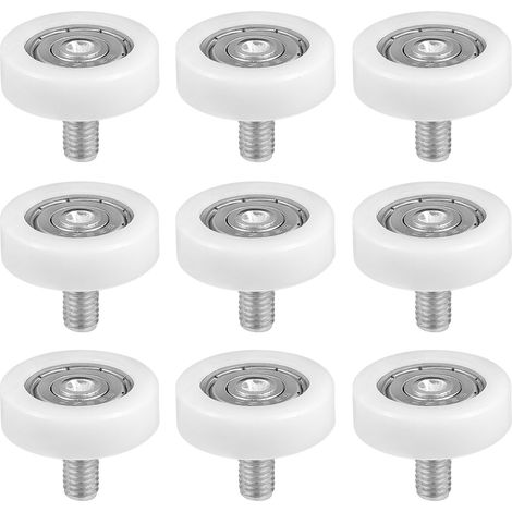de 10 poulies en plastique r sistant pour portes et fen tres (1/5)