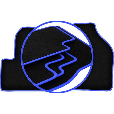Tapis de sol Carlux bleus pour : Ford Connect Kombivan (2003-2012) (1/5)