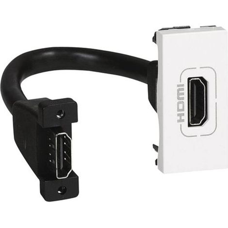[NEUWERTIG] B-Ware Legrand Hdmi Modul Buchse Mosaic Weiß 078778 Anschlusskomponente