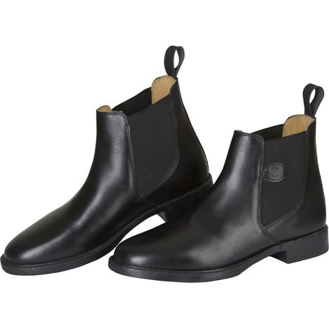 Reitstiefelette Leder Classic schwarz, Gr. 42