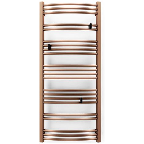Sèche-serviette électrique cuivre de 753mm de haut et 600mm de large - 400 Watt - JAD753/600E8COP