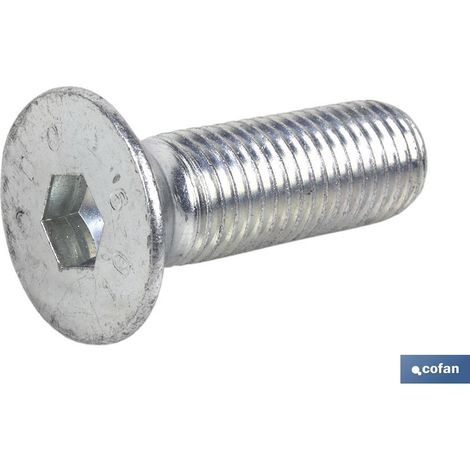 Pack 200 tornillos DIN 7991 C-10.9 M-6 X 20 Z