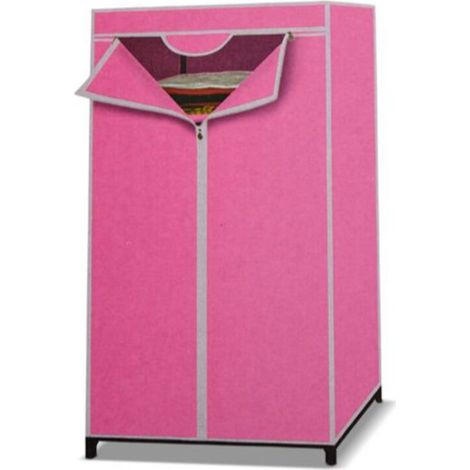 Housse de garde-robe simple, garde-robe de maison, garde-robe en tissu de chambre, rangement de vêtements minimaliste, patères (1/3)
