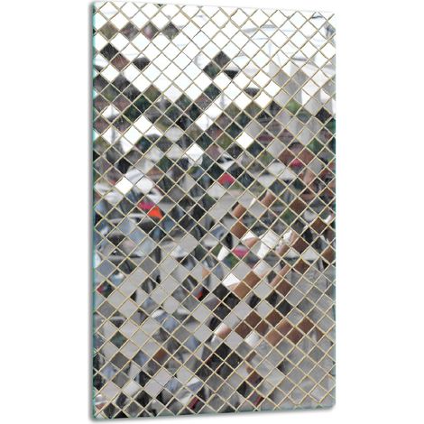 Piano del tavolo in pannello di vetro 30x52 a mosaico (1/5)
