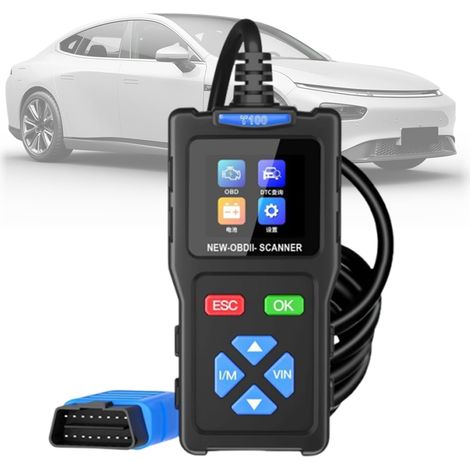 Escáner de diagnóstico para coche, herramienta de diagnóstico del motor en tiempo real  Accesorios de reparación para el mantenimiento diario (1/5)