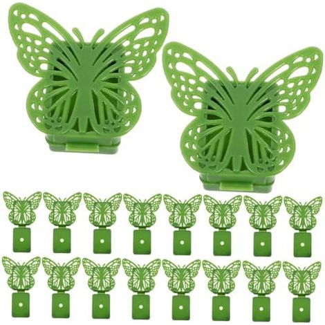 50 Wand-Pflanzenclips für Kletterpflanzen (33 x 40 x 13 mm) – Kletterpflanzenstütze – Gartenzubehör (1/5)