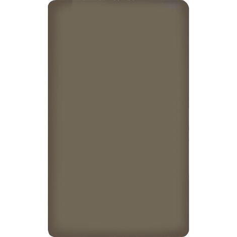 KLULK Lenzuolo Sotto Con Angoli Elasticizzati Singolo 100% Cotone Tortora 90 X 200 + 27 Cm Made In Italy 1 Posto (1/5)
