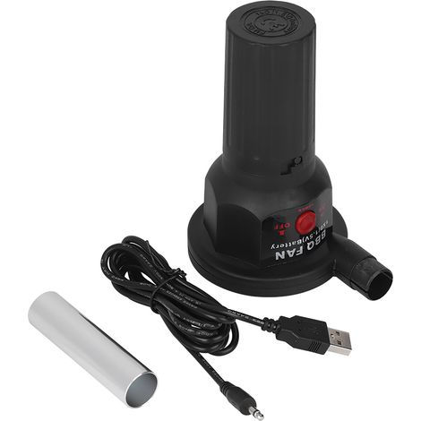 Ventilateur de barbecue portable et léger 5V avec câble USB pour la cuisson en extérieur (1/4)