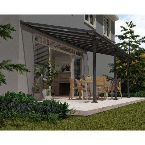 Canopia By Palram – Pergola Olympia en aluminium 619x294 cm – Panneaux de toit polycarbonate 16 mm – Structure résistante aux UV – Montage DIY facile (1/5)