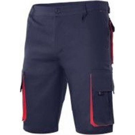bermuda bicolor modelo astro color marino-rojo tallas 38 a 60 ropa bicolor marino rojo tallaje talla 42