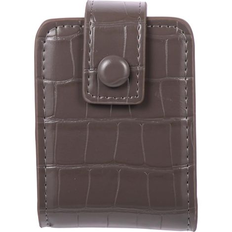 Compact Lip Case with Built-in Mirror, Mini Portable Cosmetic Bag for Lipstick Storage, Practical Makeup Pouch for Travel and Everyday Use (1/5)