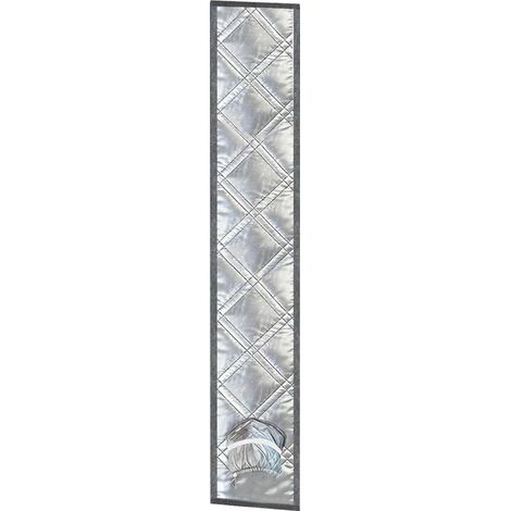Kit d'étanchéité de fenêtre climatiseur Bouclier Anti-Chaleur Isolant,Kit joint fenêtre climatisation pour Bureau, Garage, Appartement, Chambre, Cuisine, Maison, Intérieur, Sous-sol,25×250cm (1/5)